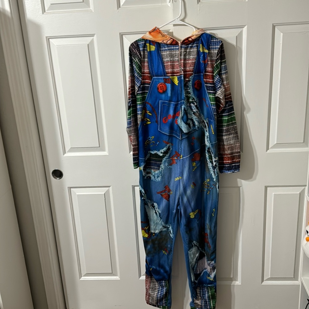 Chucky Childs Play One Piece Mens Pajamas Size small Excellent Condition